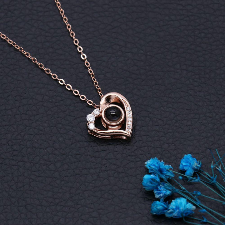 Gepersonaliseerde Foto Projectie Ketting Gepersonaliseerde Foto Projectie Ketting